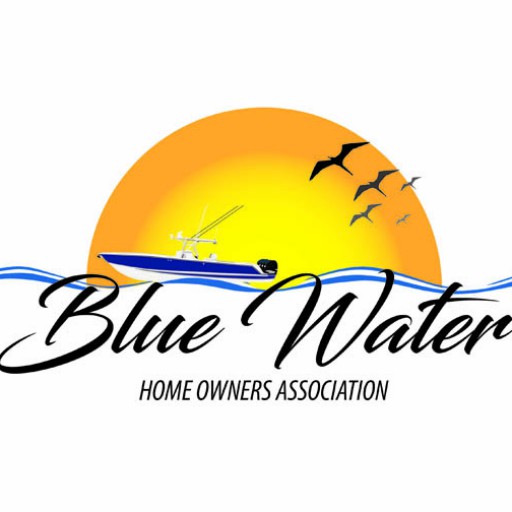 Blue Water Fishing Logo